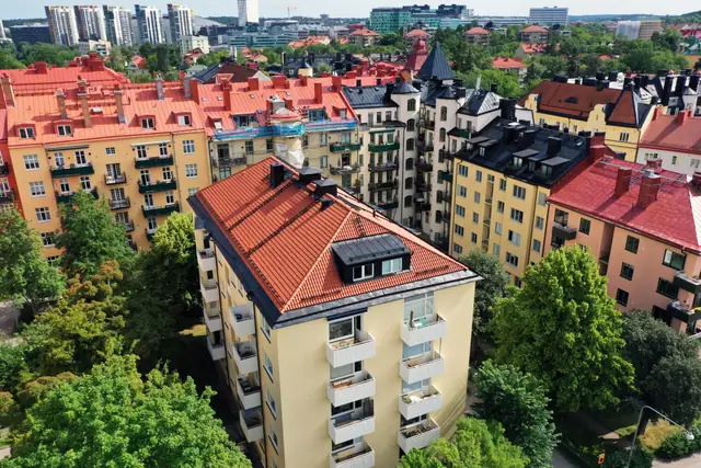 Takprojekt över Stockholms taklandskap